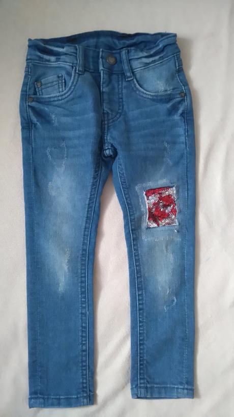 Trendové rifle s flitrovym srdieckom, dopodopo,98