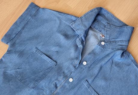 Džínsové šaty - bledomodré, m