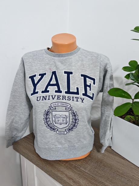 Krasna mikina yale 140/146 sadne, primark,140