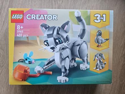 Lego creator 3v1 31163 macka,pes , holub, 