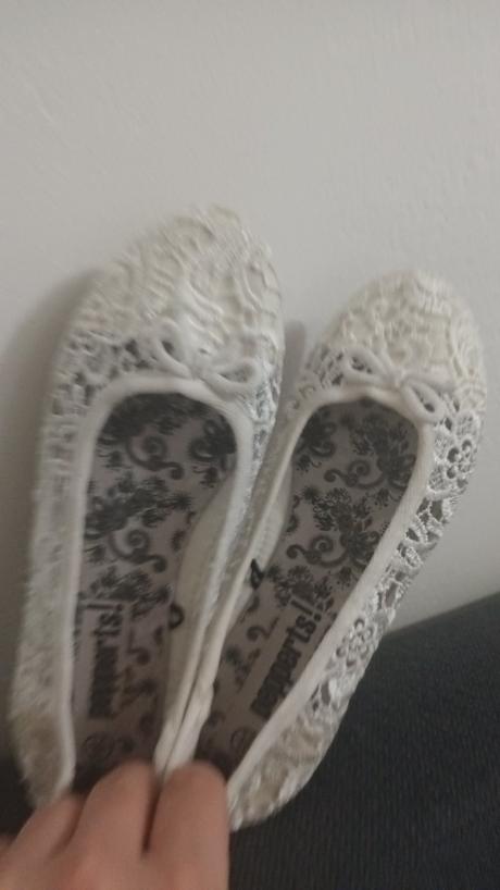 Nádherné krajkované balerínky, 35