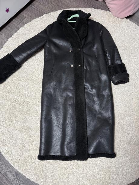 Obojstranný kabat liu jo z ovčej kožušiny, liu jo,xs