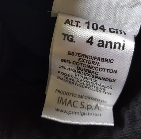 Teplé nohavice zn.primigi, primigi,104