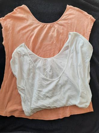 2 ks tričko na cvičenie, tchibo,l