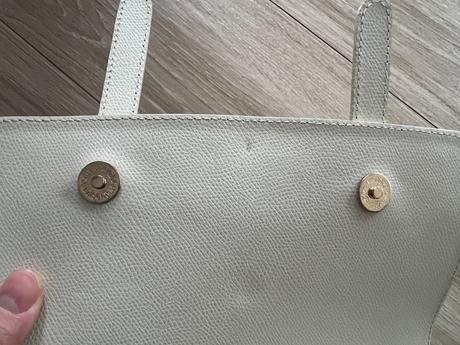 Krasny kremovy/ivory novy kozeny ruksak lubive, 