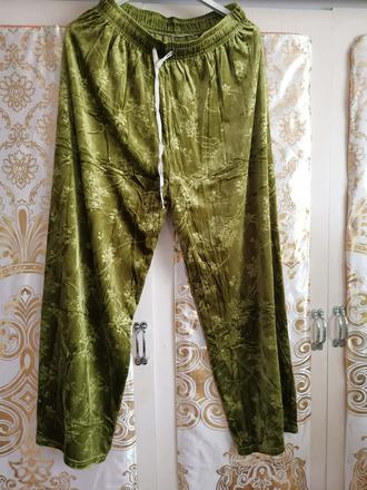 Velúrové nohavice, s