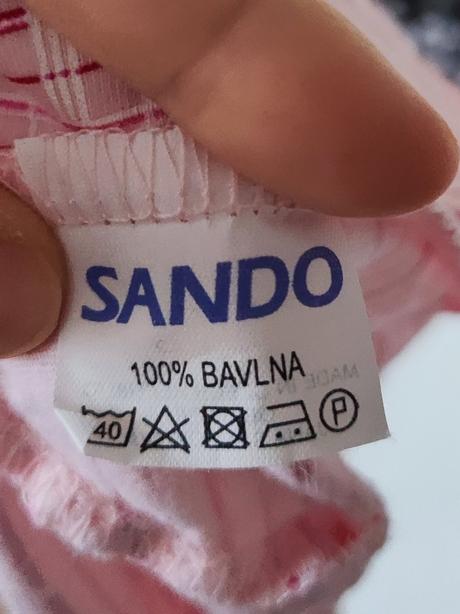 Bavlnená šatočka na hlávku so šiltom, sando,86