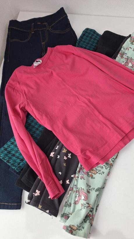 Leginy teple + rifle, h&m,134