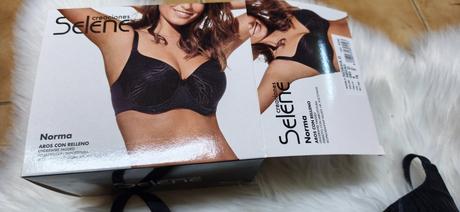 Dámska podprsenka selene čierna, 4xl - xxxl