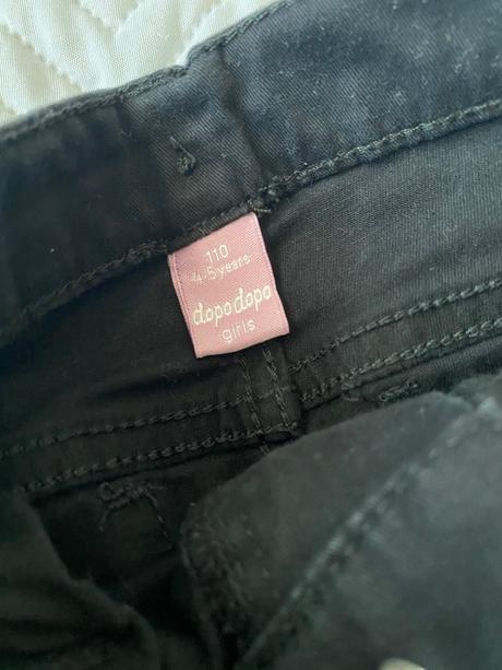 Čierne rifle s kamienkami 110, dopodopo,110