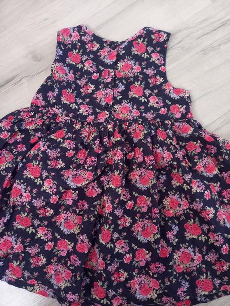 Kvietkované šaty, h&m,92