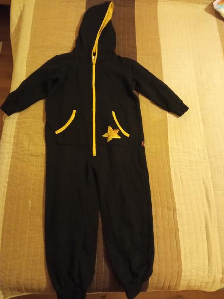 Teplakový overal s hviezdou a flitrami, name it,116