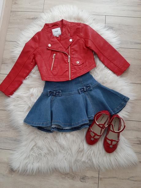 Koženkový kabát mayoral, mayoral,98