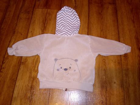 Bezova mikinka s mackom vzadu 68/74, 74