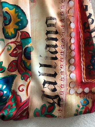 Galliano hodvabne saty, s