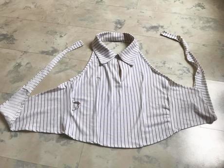 Zaujímavý zaväzovací top, s