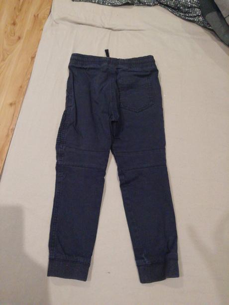 Jogers nohavice riflove, h&m,110