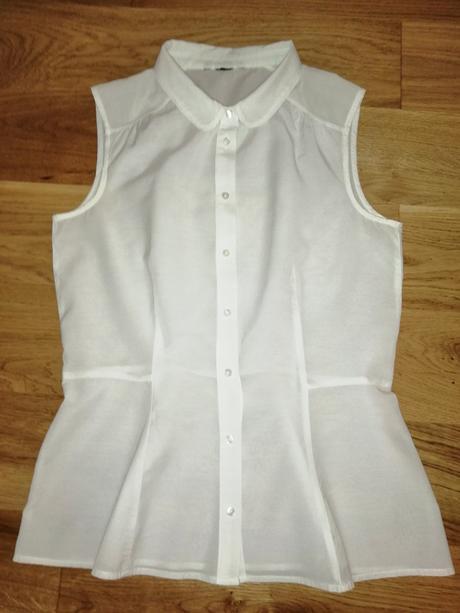 Pekná ľahučká biela blúzka, h&m,36