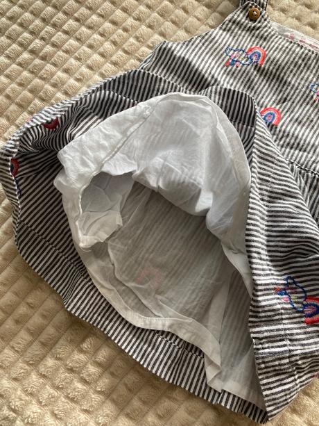 Pásikavé dúhové šaty, f&f,74