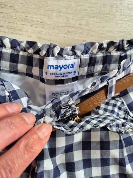 Sortky karovane - elegantne, mayoral,134