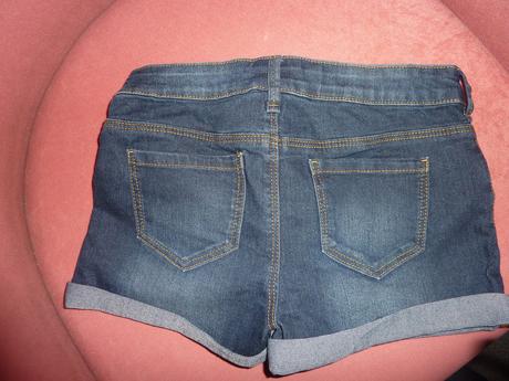 Dievčenské riflové šortky, c&a,140