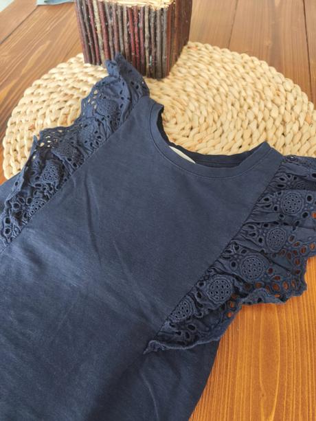 Tričko s volánikmi ,h&m 110-116, h&m,110