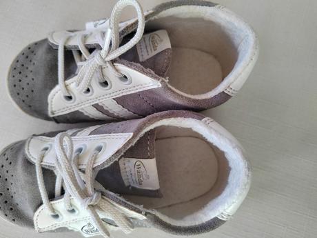Tenisky wanda - šedo-biele v.22, wanda,22