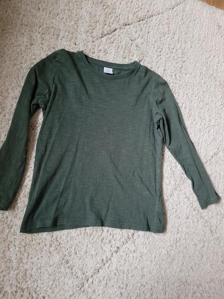 Tričko s dlhým rukávom lindex zelené, lindex,128