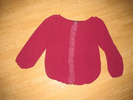 Bordová blúzka v. m, m