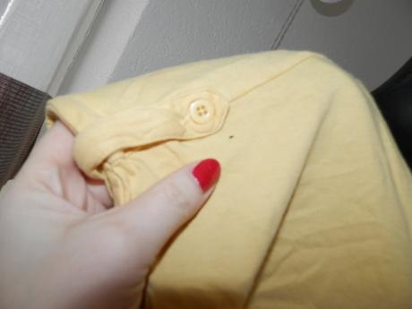 Žlté tričko s potlačou xl, xl