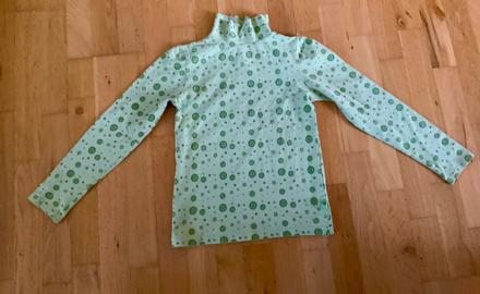 Zelený bavlnený rolák, 134