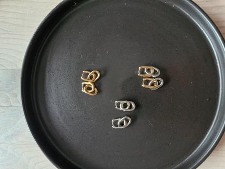 Dvojité náušnice,