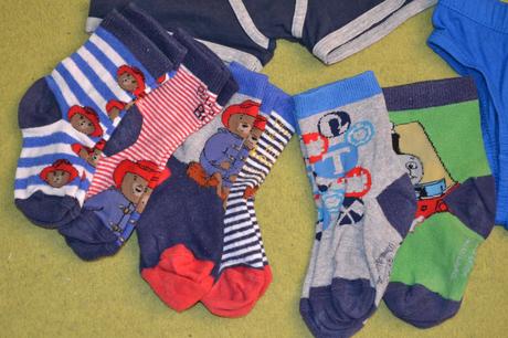 Boxerky+slipy+ponožky vel.4-5 r ,top stav, f&f,110