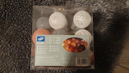 Led dekoracia - svietiace gulicky,