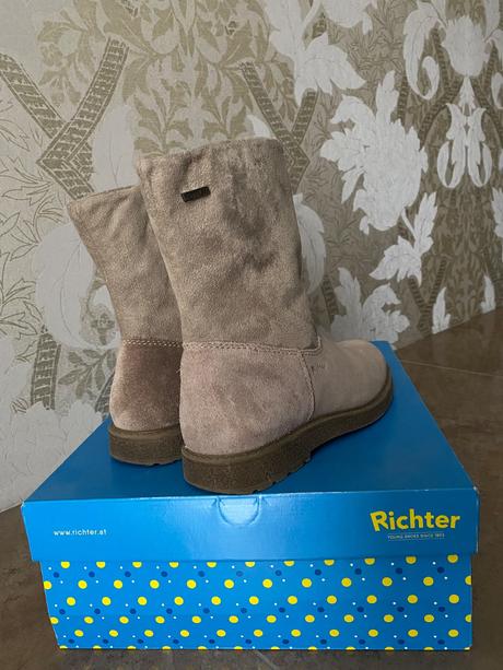 Semišové čižmy, richter,35