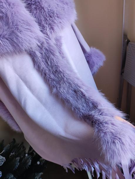 Dámske kožuškove pončo, 