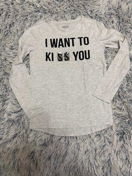 Dievčenský top s dlhým rukávom, reserved,158