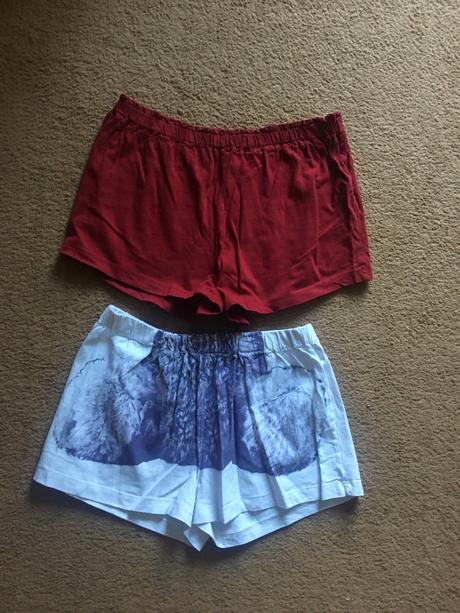 Pyzamove sortky xs, sinsay,xs