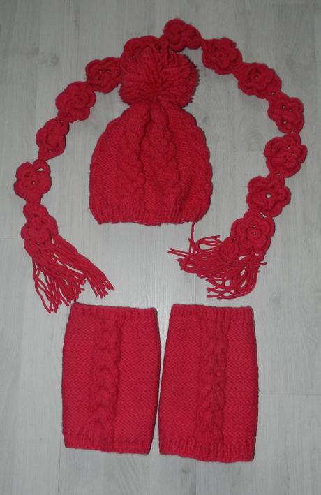 Čiapka+šál+štucne, 