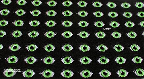 Vyšívané očká 1x1,5cm,