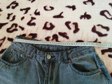 Dámske rifle denim, veľ.m rozmery pridané, stav ak, denim,m