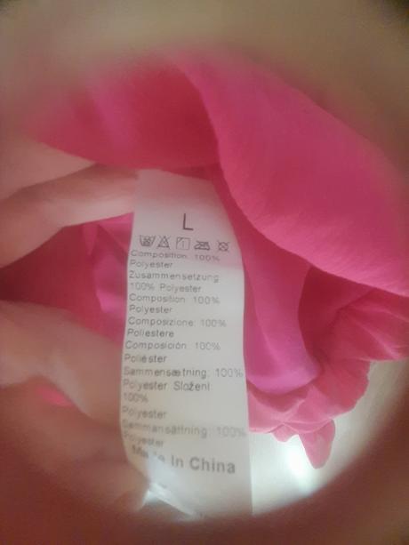 Ľahunká blúzka, farba medzi azelea-magenta, l