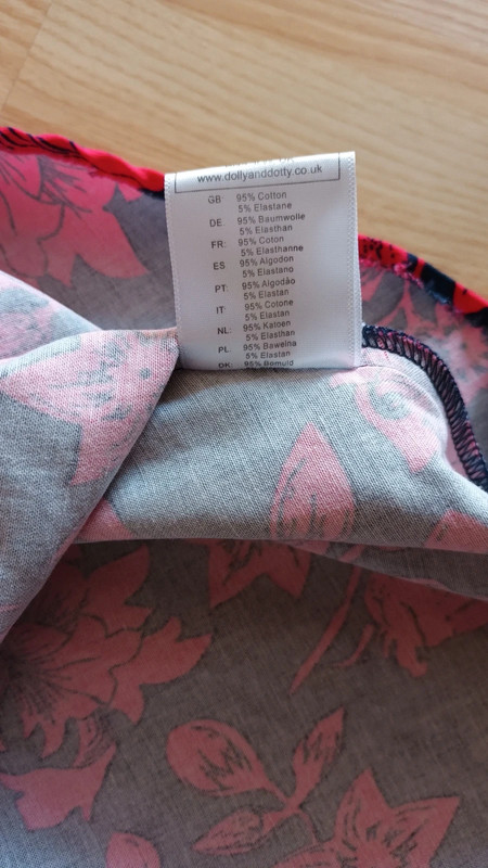 Modro-červené šaty dolly and dotty, l