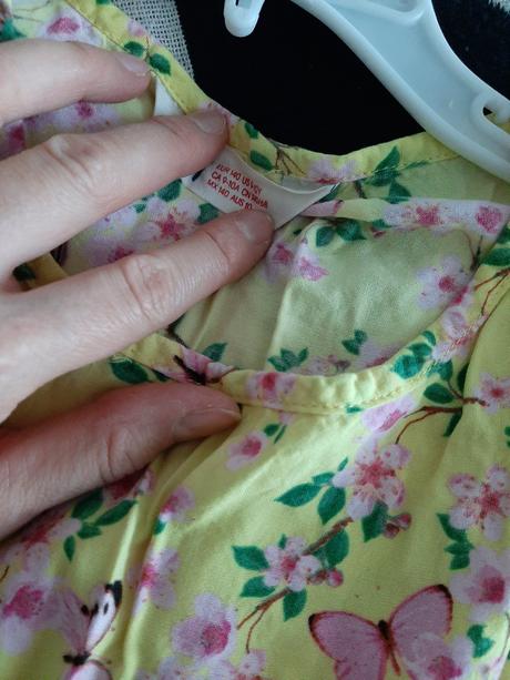 Ľahký letný kvietkovaný overal h&m na 8-10r., h&m,140