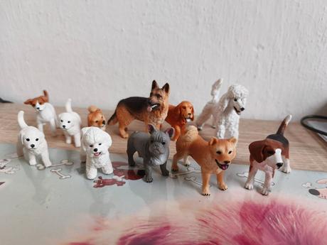 Schleich pes mačka, 