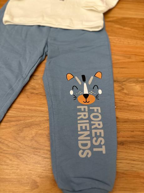 Tepláková súprava psík modrá, 80 / 92 / 104