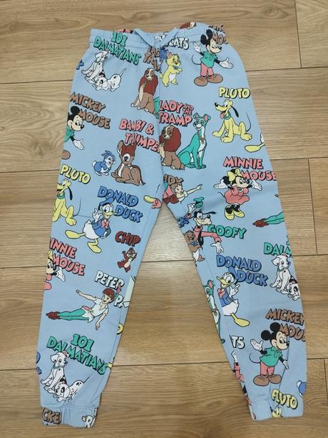Tepláky, mickey mouse, h&m,140