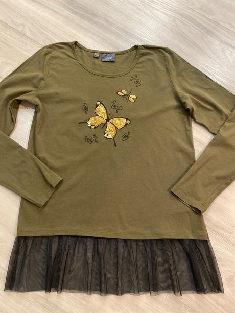 Tričko s tylom, bonprix,164