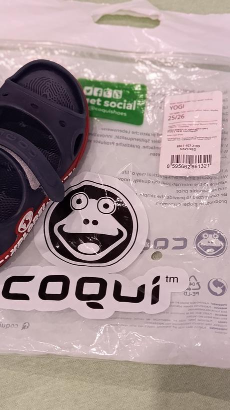 Gumené sandále, coqui,25