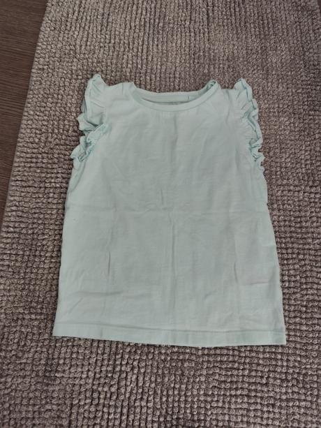 Tričko dievčenské s volánikmi veľ. 104/110, f&f,104